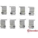 BREMBO Zubehörsatz, Scheibenbremsbelag A 02 242 PRIME LINE