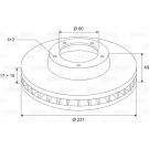 VALEO Bremsscheibe 197163