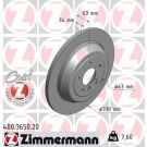 ZIMMERMANN Bremsscheibe 400.3650.20 Coat Z