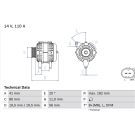 Lichtmaschine FIAT 0 986 082 320