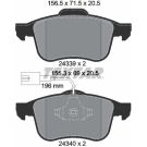 Bremsbelagsatz Alfa S. 159 1.9Jtd -07 Sys Teves 2433901