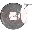 VAN WEZEL Spritzblech, Bremsscheibe 3041374