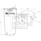 FEBI BILSTEIN Luftfeder 35492