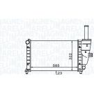 MAGNETI MARELLI Kühler, Motorkühlung 350213187100
