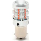 LED Metalsockel P21W Ba15s 26x 3030 SMD Orange 100 % Canbus Inside 24567-1