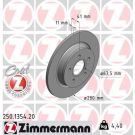 ZIMMERMANN Bremsscheibe 250.1354.20 Coat Z