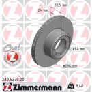 ZIMMERMANN Bremsscheibe 230.6270.20 ZIMMERMANN Bremsscheibe 230.6270.20