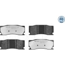 BREMSBELAGSATZ, SCHEIBENBREMSE MEYLE-PD: Advanced performance and design 0252485017/PD