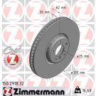 ZIMMERMANN Bremsscheibe 150.2918.32 ZIMMERMANN Bremsscheibe 150.2918.32