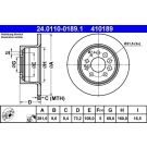 Bremsscheibe Volvo T. 240/260/740/760/940 74-96 24.0110-0189.1