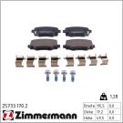 ZIMMERMANN Bremsbeläge 25733.170.2