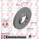 ZIMMERMANN Bremsscheibe 250.1357.20