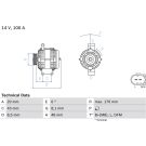 Lichtmaschine MINI 0 986 047 220