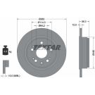 Bremsscheibe Honda T. F-Rv 04 92144500