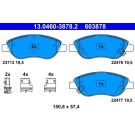 Bremsbelagsatz, Scheibenbremse 13.0460-3878.2