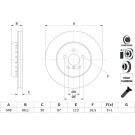 Bremsscheibe 0 986 479 F57 Bremsscheibe 0 986 479 F57
