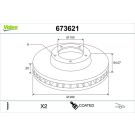VALEO Bremsscheibe 186547