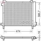 DENSO Kondensator, Klimaanlage DCN46030