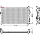 DENSO Kühler, Motorkühlung DRM21104