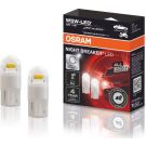 Osram LED W5W 12V 1W W2.1x9.5d GEN2 mit Straßenzulassung 6000K Blister 2St. OSRAM NIGHT BREAKER LED W5W 2825DWNB-2HFB
