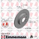 ZIMMERMANN Bremsscheibe 430.2619.20 Coat Z