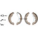 Bremsbacken Citroen C3/Ds3 09-/208/301 91077200
