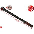 KS TOOLS ERGOTORQUE®Präzisions-Drehmomentschlüssel mit umschaltbarem Ratschenkopf 516.1532