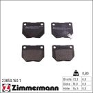 ZIMMERMANN Bremsbeläge 23850.160.1