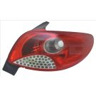 Heckleuchte L O K-PLATTE ROT/WEISS PEUGEOT 206+ 1,09-12,12 4818,658,1