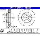 Bremsscheibe Mitsubishi P. Lancer 08 24.0126-0164.1