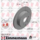 ZIMMERMANN Bremsscheibe 200.2529.20 Coat Z