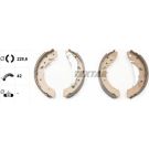 Bremsbacken Honda Accord 1.6 98-02 91055200