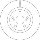 82 481 164 Bremsscheibe VA TOYOTA Rav 4 06 DF6675
