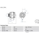 Lichtmaschine SEAT Ibiza III 0 986 042 620