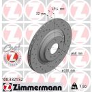 12 482 022 Sport Bremsscheibe HA Sport 100.3321.52