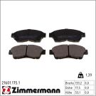 ZIMMERMANN Bremsbeläge 21601.175.1