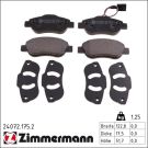ZIMMERMANN Bremsbeläge 24072.175.2