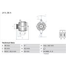 Lichtmaschine 0 986 042 911