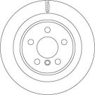 11 482 089 Bremsscheibe HA BMW 2er, X1 13 DF6755