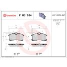 BREMBO Bremsklötze HA TOYOTA Avensis, Corolla 97-03 PRIME LINE P 83 084
