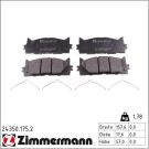 ZIMMERMANN Bremsbeläge 24350.175.2