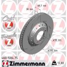 ZIMMERMANN Bremsscheibe 460.1584.75 Formula Z