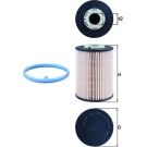 MAHLE Kraftstofffilter KX 393D