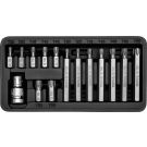 Bitsatz Torx 15-Tlg. Metallkasten YT-0411