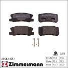 ZIMMERMANN Bremsbeläge 23582.155.1