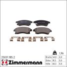 ZIMMERMANN Bremsbeläge 25031.185.2