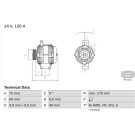 Lichtmaschine 0 986 081 700