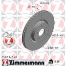 ZIMMERMANN Bremsscheibe 250.1372.20 Coat Z