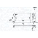 Kühler, Motorkühlung 350213183600