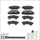ZIMMERMANN Bremsbeläge 24347.180.1